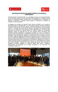 Santander Río recibió una misión comercial de empresas