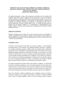 PROPUESTA PLAN DE MANEJO AMBIENTAL RESERVA