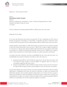 Oficio_BRCA1 BRCA2 - Ministerio de Salud y Protección Social