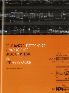 pdf Semejanzas, diferencias y variaciones: música y poesía de una