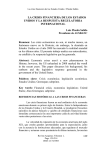 LA CRISIS FINANCIERA DE LOS ESTADOS UNIDOS Y LA