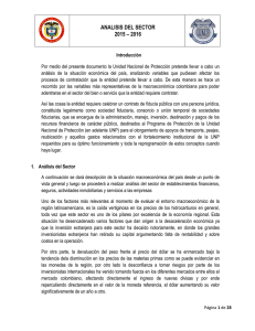 analisis del sector 2015 – 2016