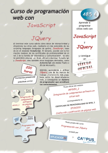 Curso de programación web con JavaScript JQuery JavaScript