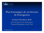 Plan Estrategico de un Servicio de Emergencia