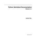 Python Salvitobot Documentation