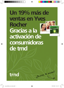 Un 19% más de ventas en Yves Rocher Gracias a la activación de