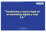 Tendencias y marco legal en el marketing digital y web 2.0.