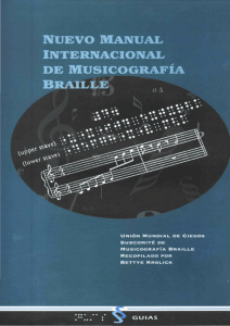 Nuevo manual internacional de musicografía braille