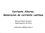 Corriente Alterna: Generacion de corriente continua - U
