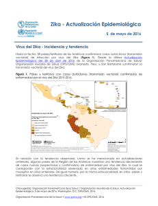 Zika - Actualización Epidemiológica
