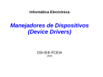 Manejadores de Dispositivos (Device Drivers)