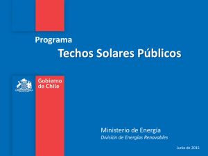 Techos Solares Públicos