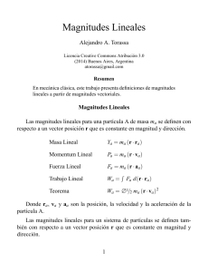 Magnitudes Lineales - Alejandro A. Torassa