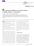 785 Prescripción de antibióticos en Atención Primaria en España