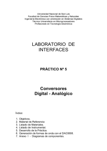 Lab 05 - Conversores DA 2K9 - Universidad Nacional de San Luis