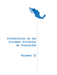 Estadísticas de los Sistemas Estatales de Innovación Volumen II