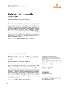 diabetes y cáncer
