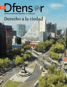 Derecho a la ciudad - Comisión de Derechos Humanos del Distrito