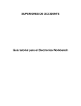 Guía tutorial para el Electronics Workbench