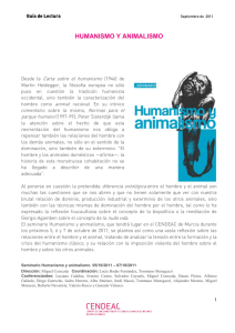 humanismo y animalismo