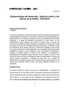 Epistemología del desarrollo, América Latina y las