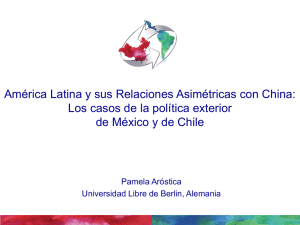 China y América Latina: Consideraciones sobre una Relación