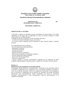 Microbiología Ambiental