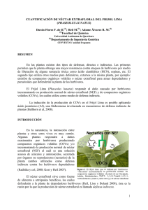 CUANTIFICACIÓN DE NÉCTAR EXTRAFLORAL DEL