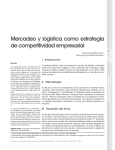 Mercadeo y logística como estrategia de competitividad empresarial