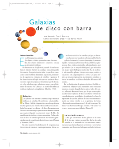 Galaxia de disco con barra - Revista Ciencia