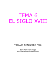 TEMA 6 EL SIGLO XVIII