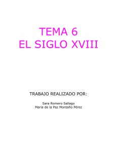 TEMA 6 EL SIGLO XVIII