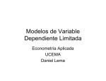 Modelos de Variable Dependiente Limitada