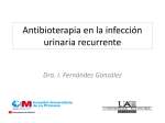 Antibióticos para la prevención de la infección urinaria recurrente en