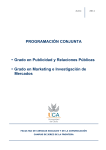 Publicidad y Relaciones Públicas y Marketing e Investigación de