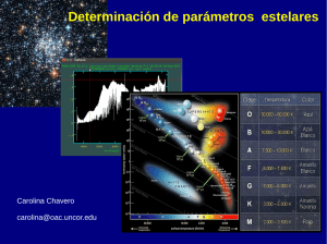 Determinación de parámetros estelares