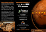 Exposición "Destino Marte" - Tríptico Informativo (XVIII Congreso