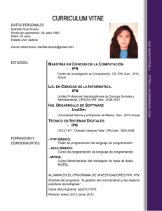 curriculum vitae