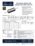 Alimentación Eléctrica LED Estándar PS12-60W-100-277V