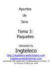 Tema 3: Paquetes - Ingteleco-Web