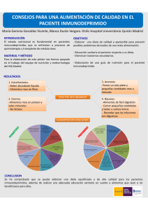 consejos para una alimentación de calidad en el paciente