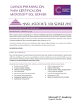 cursos preparación para certificación microsoft sql server
