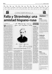 Falla y Stravinsky: una amistad hispano-rusa