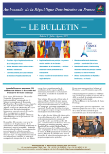 Boletin 2 (julio agosto)-final - Embajada Dominicana en Francia