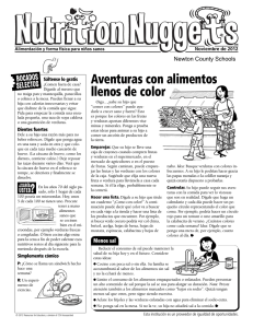 Aventuras con alimentos llenos de color