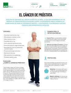 el cáncer de próstata