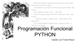 Programación Funcional PYTHON