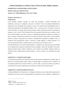 Informe tecnico Marketing