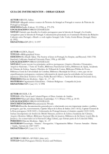 guia de instrumentos &ndash; obras gerais