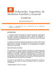 Federación Argentina de Medicina Familiar y General FAMFyG